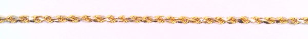 Octagonal hollow laser rope d/c 2 col YW