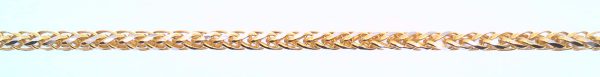 Octagonal d/c half round wire wheat 2 col